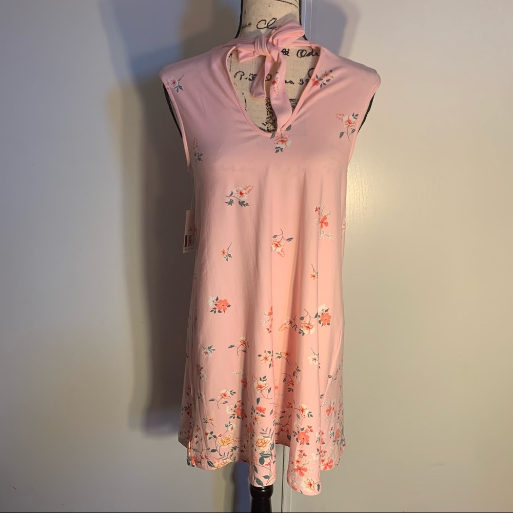 No Boundaries Mock Neck Trapeze Dress M 7-9